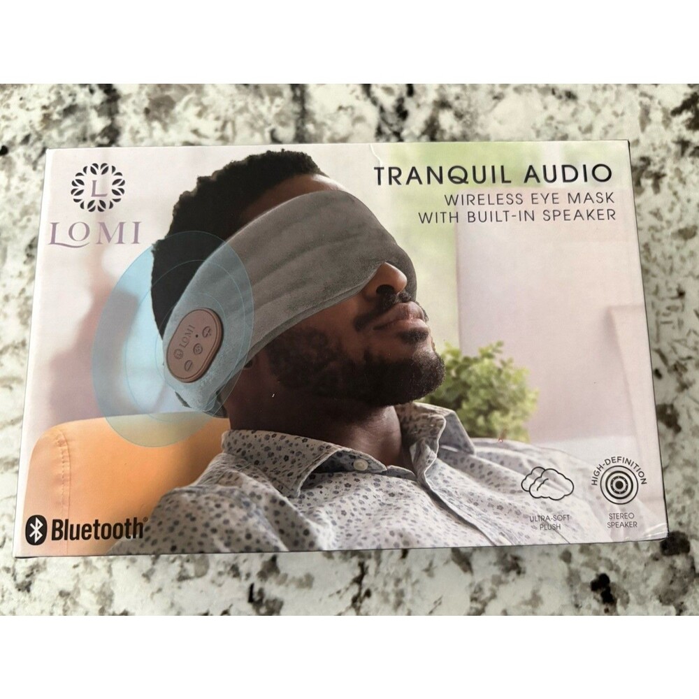 NEW [Factory Sealed] - Lomi Relaxation Wireless Eye Mask W/Built-in Speaker